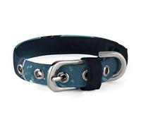 Dog Collars Dolphin in The Moonlight Adjustable Pet Collar for Small, Medium Cats Dogs