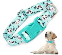 Dog Collars for Large Dogs, Panda Girls Dog Collar, Durable Pretty Female Pets Collars for Small Medium Large Dogs Walking Training, Size L