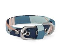 Dog Collars Geometric Modernism Adjustable Pet Collar for Small, Medium Cats Dogs