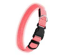 Dog Collars | Reflective Collar for Pets - Safety with Light, for Camping Hiking Night Walks Travel Training Adventure and Holidays