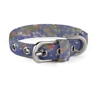Dog Collars Texas Bluebonnets Scenery Adjustable Pet Collar for Small, Medium Cats Dogs