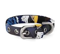 Dog Collars Three Parrots Adjustable Pet Collar for Small, Medium Cats Dogs