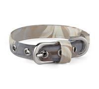 Dog Collars White Cat with Yellow Eyes Adjustable Pet Collar for Small, Medium Cats Dogs