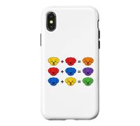 Dog Color Theory Educational Art Teacher Paintbrush Case for iPhone X/XS