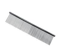 Dog Comb For Grooming Professional Stainless Steel Metal Dog Cockapoo Pet Cat Grooming 7.5" Comb Rake Brush Tool For Long Haired Dogs,metal dog comb,dog combs for grooming
