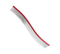 Dog Comb, Pet Hair Removal Curved Brushes, 28.7x5.7x2 inches Adorable Metal Teeth Brush for Dogs and Cats, Pet Comb for Home Grooming, Removes Knots Mats and Tangles