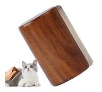 Dog Combs for Grooming Dog Hair Brush for Hair Loss Slicker Brush with Wooden Handle for Dogs and Cats, The Brush Removes Loose Hair, Undercoat, Tangles and Tangles for Large, Medium