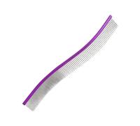 Dog Combs for Grooming, Mats, Metal Comb for Dogs, Curved Comb for Pet Hair Loss, Pet Grooming Comb for Small, Medium and Large Dogs, Puppies to Knot Knot Crusts and S