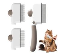 Dog Combs for Grooming Matting - Non-Slip Portable Professional Remover - Dog Grooming Brush - for Legs Face Bath Time Home Vet Pet Spa Daily Long-Hair Short-Hair Puppy Kitten Outdoor