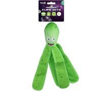 Dog Comets Alien Octo L Groen - Plush Squeaky Dog Toy | Green