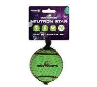 Dog Comets Neutron Star - Diameter 6 cm - Dog Toy with Squeaker - Dog Ball - Bouncing Tennis Ball - Round Dog Toy - Bouncing - Green - Pack of 1