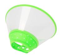 Dog Cone Cat Dog Cone Collar Recovery Collars Anti-Bite Anti-Lick Surgery Wound Healing Pet Dogs Health Medical Neck(Green,M)