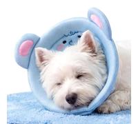 Dog Cone Collar | Breathable Lightweight Neck Cover | Kitten Wound Recovery Cone Girth | for Kitten Small Medium Large Breed Indoor Travel Spay Wound Injury Grooming