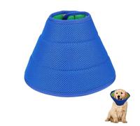 Dog Cone Collar,Dogs Cones After Surgery Soft Prevent Licking Recovery Collars Neck Anti- Bite Buster Adjustable Cover Stop Lick Scratch Wound Head Anti-detour,for Small Pet Cat Chien(Blue-Green,S)