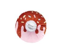 Dog Cone Pet Cat Cone Collar Dog Doughnut Neck Recovery for Anti-Bite Lick Surgery Wound Healing Protective Supply(Brown,S)