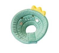 Dog Cone Pet Cone Collar Recovery Adjustable Cotton Blends Neck Recover Cat Dog Printed Circle Protection(GN,XL)