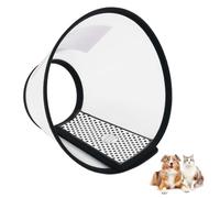 Dog Cone Recovery Collar Adjustable Pet Cone Collar Cat Comfy Soft Cone Collar for Protective Dogs and Cats After Surgery Anti-Bite Lick Wound Healing (Neck:42-46cm)