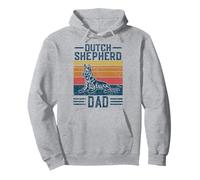 Dog Cool Dutchie Dad - German & Vintage Dutch Shepherd Dad Pullover Hoodie