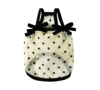 Dog Cool Tulle Vest for Small, Large Dogs Soft Camisole Pullover Apparel Floral Bowknot Pullover Spring Pajamas