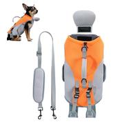 Dog Cooler Harness Jacket - Summer Pet Cooling Vest | Outdoor Training Clothing with Removable Shoulder Straps, A Lightweight Breathable Coat for Hiking, Camping or Walks