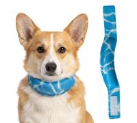 Dog Cooling Bandana, Adjustable Dogs Cooling Scarf with Gel Breathable Pet Summer Neck Wrap for Small-Medium Dogs