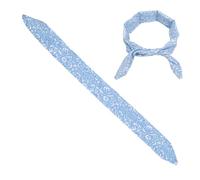 Dog Cooling Bandana - Instant Relief Neck Wrap for Pets, Soft Reusable Scarf Design, Adjustable Summer Cooler for Small, Medium, Large Breeds, Outdoor Travel, Walking, W