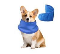 Dog Cooling Bandana,Pet Cooler Ice,Breathable Pets Cooling Collar for Dogs, Instant Chill Out Pets Scarf,Summer Outdoor Ice Neck Cooler (Sky blue, L)
