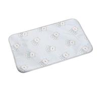 Dog Cooling Blanket Pet Mat For Cats & Dogs Ice Silk Summer Pad With Cute Patterns Breathable Mesh Back Indoor Hot Weather Use