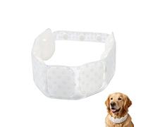 Dog Cooling Collar - 23.62 inch Reusable Pet Neck Cooler | 28°C Natural Freeze Lightweight | Adjustable Anti-fall Cooling Packing. 185g, Continuous Cooling, Perfect for Summer