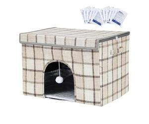 Dog Cooling House Waterproof Cold Cage | With twelve ice packs foldable pet cooling house for medium breeds, puppies, cats, outdoors, indoors, in the yard, on the