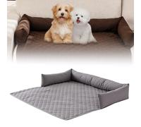 Dog Cooling Mat, 2025 New Cool Mat for Dogs, Cooling Sofa Bed, Self Cool Pad for Dogs and Cats in Summer, Soft Durable Pet Ice Silk Mat Anti-Scratch Oxford Fabric (Dark Gray, 90x135cm)
