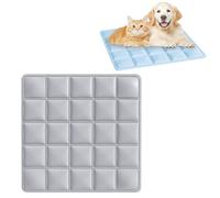 Dog Cooling Mat, 2025 New Upgraded Version Pet Ice Silk Mat Self-Cooling Mats for Pets Foldable Pet Coolings Pad, Reusable Cat Coolings Pad for Home Dog Cat Indoor Use (Gray)