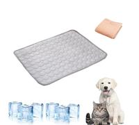 Dog Cooling Mat 2025,Vet-Approved Gel Pad for Heatwave Relief,Chew-Resistant & Non-Toxic,Cooling Mat for Dogs Cats in Hot Summer (Grey, L code(70 * 55cm))