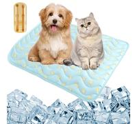 Dog Cooling Mat, 2026 New Summer Cooling Mat for Dogs, Non-Toxic Gel Self Cooling Pads, Scratch-Resistant Pet Cool Bed, for Medium Dogs Cats Puppy, Keeps Pets Comfortable in Hot (Blue, XL-100 * 70cm)