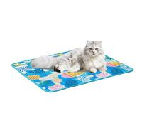 Dog Cooling Mat - 23.62 Inches Nylon Polyester Cotton Foldable Pet Sleeping Mat, Non-Slip Wear-Resistant Scratch-Resistant For Dogs Cats Crate Kennel Bed Sofa Indoor Outdoor