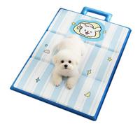 Dog Cooling Mat, 82cm Waterproof Foldable Pet Pad | Oxford, with Handle, Portable | Cooling Bed for Sofa Car Crate, Small Medium Large Dogs, Summer Relief