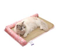 Dog Cooling Mat - Cat Sleeping Cushion - Breathable Cat Sleeping Cushion, Hot Weather Puppy Cooling Pad for Living Room Backyard
