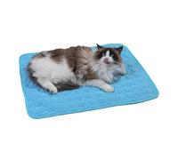 Dog Cooling Mat - Chew Resistant Fabric Cooler, Orthopedic Foam Core, Leak Proof PVC Bottom, Elevated Air Circulation Mesh | For Dog House Crate, Outdoor Patio Deck, RV Camping Trip