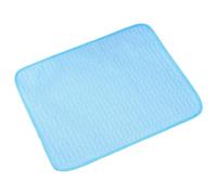 Dog Cooling Mat, Cooling Mat for Dogs, Ice Silk Pet Cool Pad for Summer, Washable Cat Cool Bed for Outdoor Indoor Kennels Crates Car Seats, Self Cool Pads for Dogs Cats in Hot Summer (Blue)