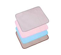 Dog Cooling Mat, Cooling Mat for Dogs, Ice Silk Pet Cool Pad for Summer, Washable Cat Cool Bed for Outdoor Indoor Kennels Crates Car Seats, Self Cool Pads for Dogs Cats in Hot Summer (4PC)