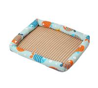 Dog Cooling Mat, Cooling Mat for Dogs Reusable Rattan Cushion Lounger Pets Bed for Dogs and Cats Summer Ice Pads Pet Supplies for Puppy Kitten Sleeping Playing Resting (Turbot40x50)