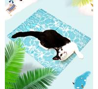 Dog Cooling Mat Durable Pet Cool Mat for Dogs Cats, 50 x 40cm S Non Toxic Gel Self Cooling Pad Scratch Resistant for Small Medium Dogs, Ice Blanket Keep Dog Cool in Summer