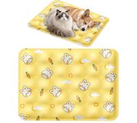 Dog Cooling Mat, Durable Pet Cool Mat for Dogs Cats, Bunny Pattern Self-Cooling Ice Mat, 4 sizes to choose from,Ice Blanket Keep Dog Cool in Summer (40 * 50cm)