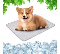 Dog Cooling Mat for Dogs, 2025 New Dog Cat Cooling Mat for Reversible, Dogs Cool Mat Large for Crate, Kennel, Machine Washable Summer Blanket (Gray, S-50x40cm)