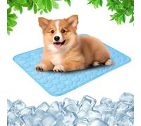 Dog Cooling Mat for Dogs, 2025 New Dog Cat Cooling Mat for Reversible, Dogs Cool Mat Large for Crate, Kennel, Machine Washable Summer Blanket (Blue, S-50x40cm)