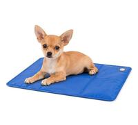 Dog Cooling Mat for Dogs & Cats - Water Filled Pet Cooling Pad, Reusable Waterproof PVC Cool Mat for Summer, Non Electric Dog Cooling Bed for Crates, Cars, Floors & Outdoor Use (40 x 30cm)