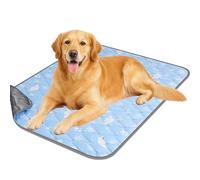 Dog Cooling Mat for Extra Large Dog-Washable-Pet-Cool-Pad-for-Pet-Cat-Indoor-or-Outdoor,Foldable Self Cooling Mat Pet Cool Blanket Non-Toxic Ice Cool Fabric Summer Pet Bed Q-MAX>0.5 XL-120 x 72cm