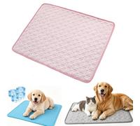 Dog Cooling Mat For Large Dogs, Self Cooling Pad with Ice Silk Technology,Breathable For Pets Cats, Bed Port Summer Sleeping