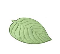 Dog Cooling Mat, Leaf Shape, Pet Pad Reversible All Season Blanket for Dogs & Cats, Small 34x39 in, Sage Green