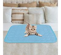 Dog Cooling Mat,Machine Washable, Fine Workmanship, Cool and Ice Silk, Adjust Your Pet's Body temperature. Sleeping, Laying, Utilizing As a Bed or Cushion (L)